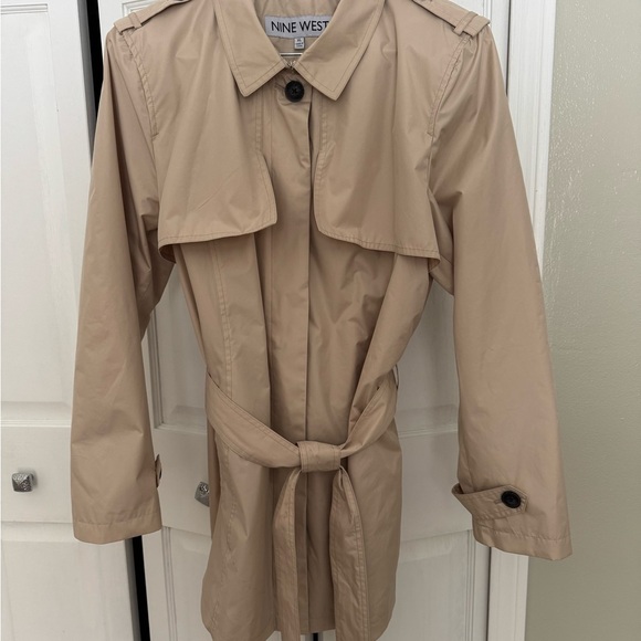 Nine West Beige Trench Coat - Picture 1 of 4